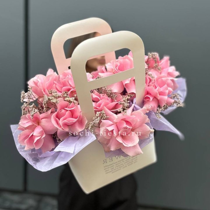 Сумочка розовых роз "Плинки" в Улан-Удэ