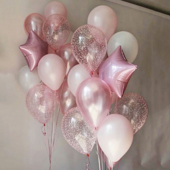 Фонтаны шаров "Розовый" в Улан-Удэ