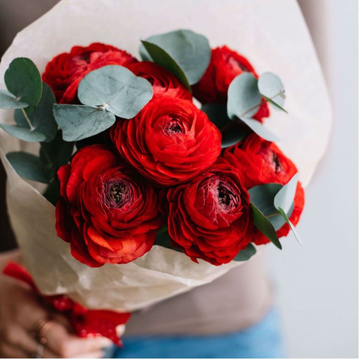 Букет ранункулюсов  в Улан-Удэ