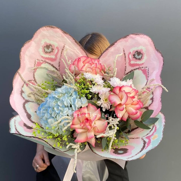 Дизайнерский букет бабочка №5 в Улан-Удэ