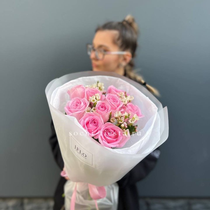 Букет розовых роз  в Улан-Удэ