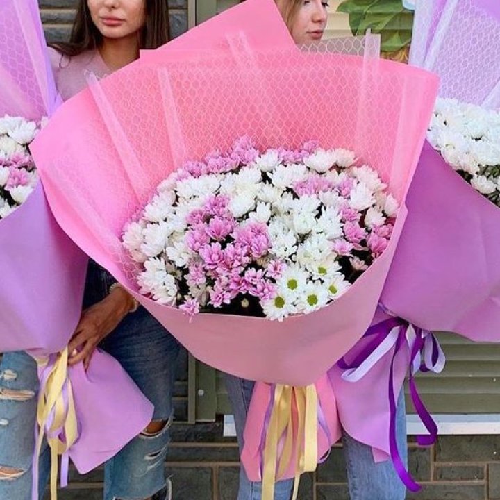 Букет хризантем №3 в Улан-Удэ