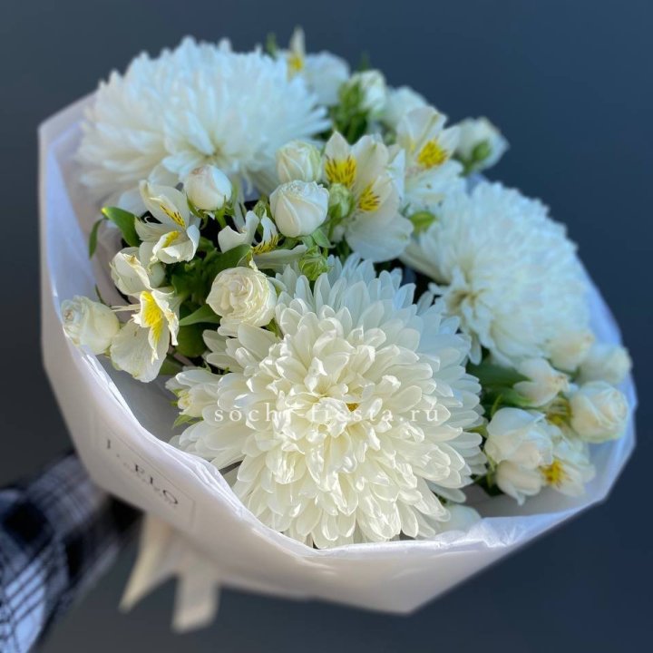 Букет из хризантем "Миранда" в Улан-Удэ