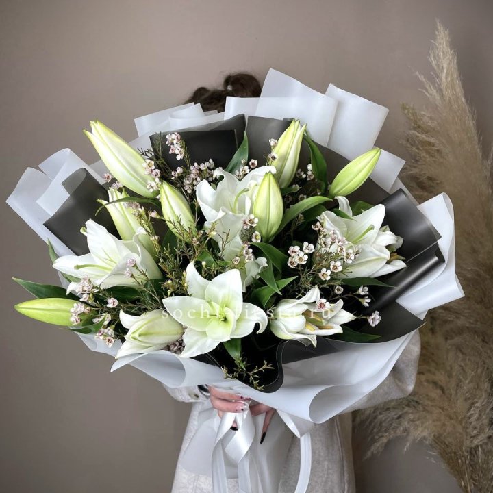 Букет лилий Снежная королева в Улан-Удэ