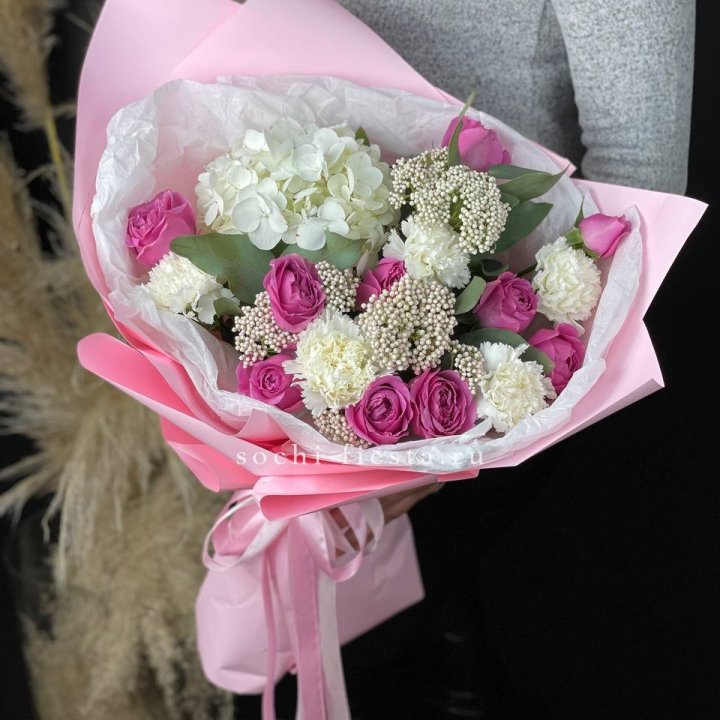 Букет с мисти бабблс №1 в Улан-Удэ