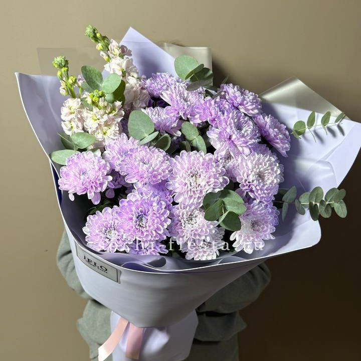 Дуо хризантема и маттиола в Улан-Удэ