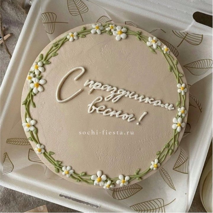 Бенто-торт "C праздником весны!"  в Улан-Удэ