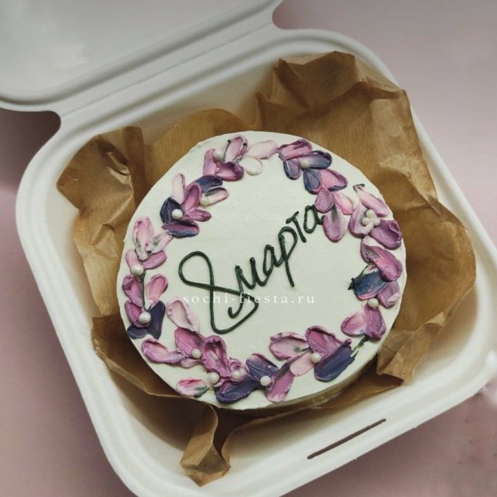 Бенто-торт "8 марта цветы"  в Улан-Удэ