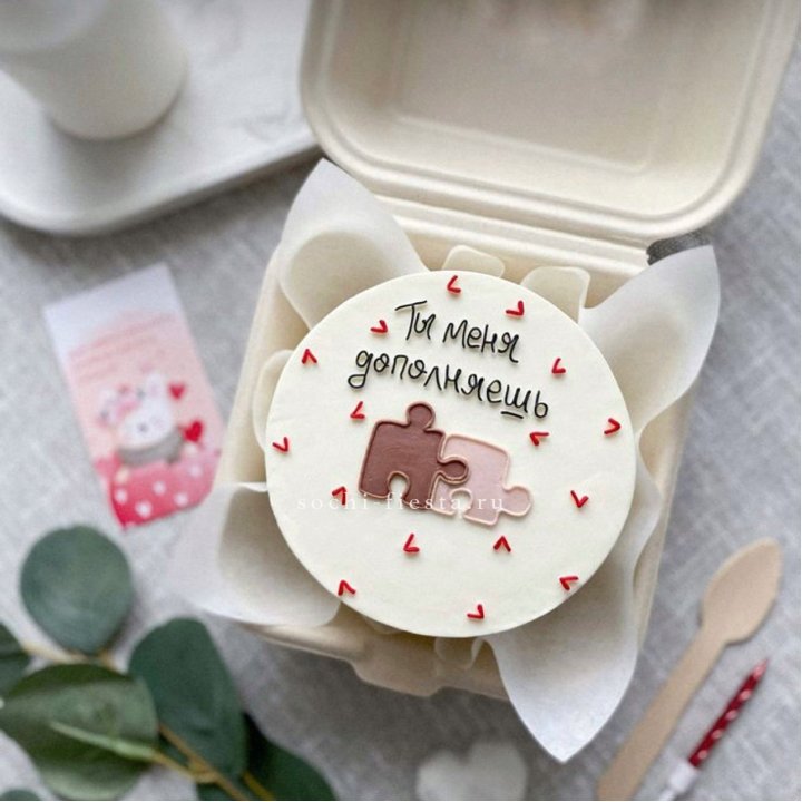 Бенто-торт "ТЫ меня дополняешь"  в Улан-Удэ
