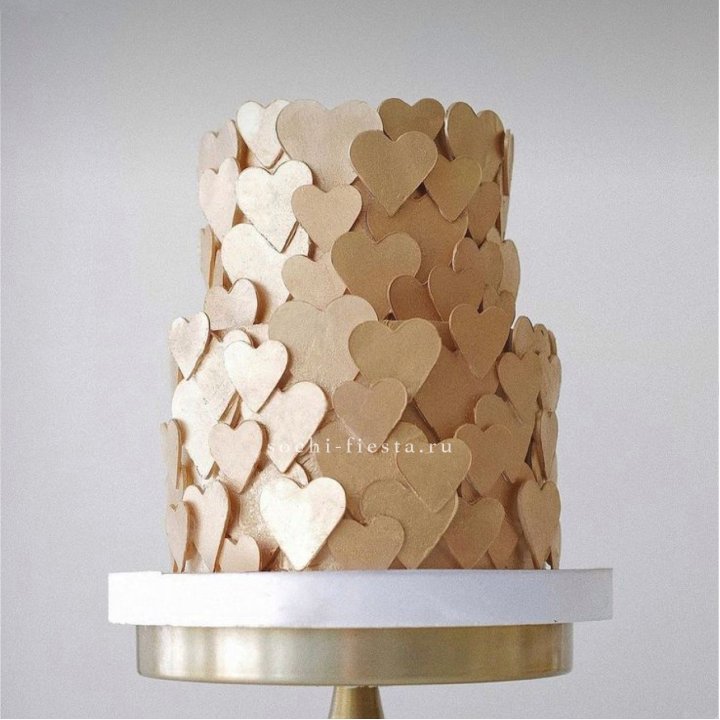 Торт "Hearts" gold в Улан-Удэ