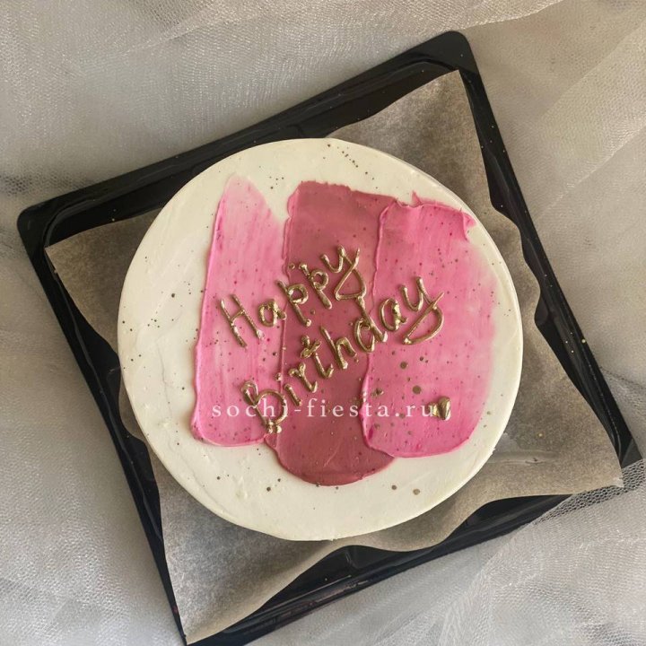 Бенто-торт "С днём рождения" пастель в Улан-Удэ