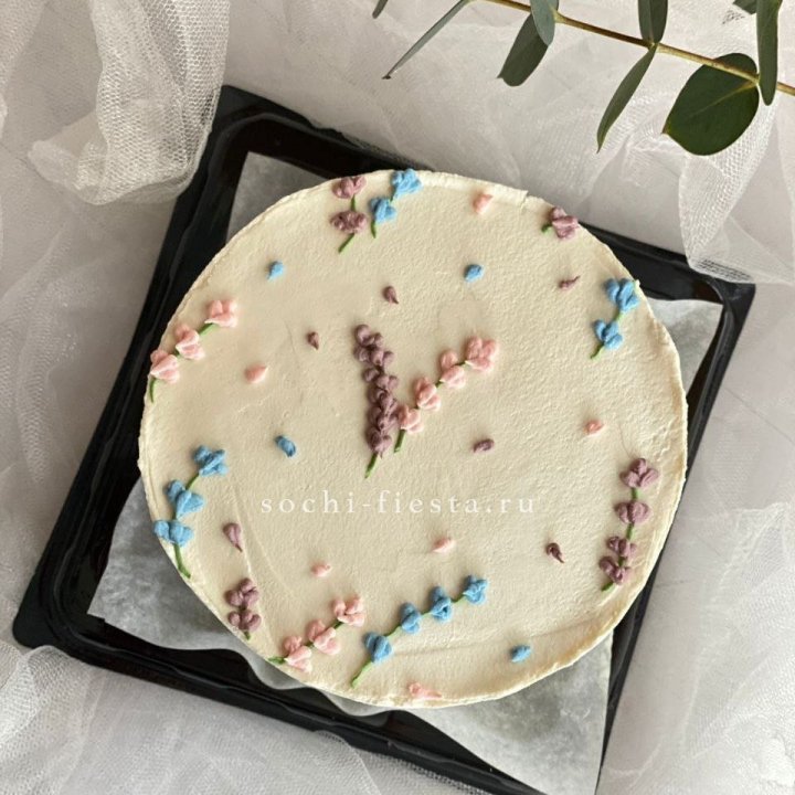 Бенто-торт "Лаванда" в Улан-Удэ