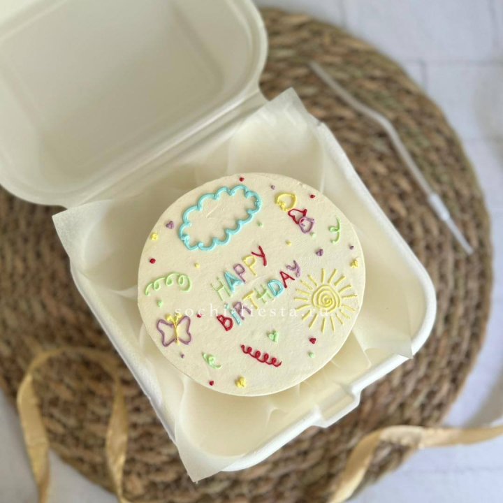 Бенто-торт "С днем рождения!"  в Улан-Удэ