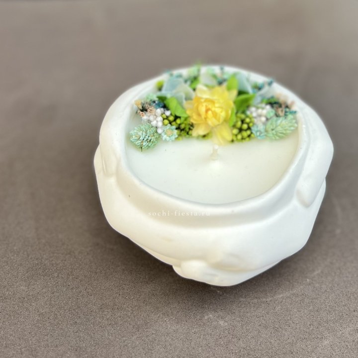 Свеча ароматическая в гипсе Руки в Улан-Удэ