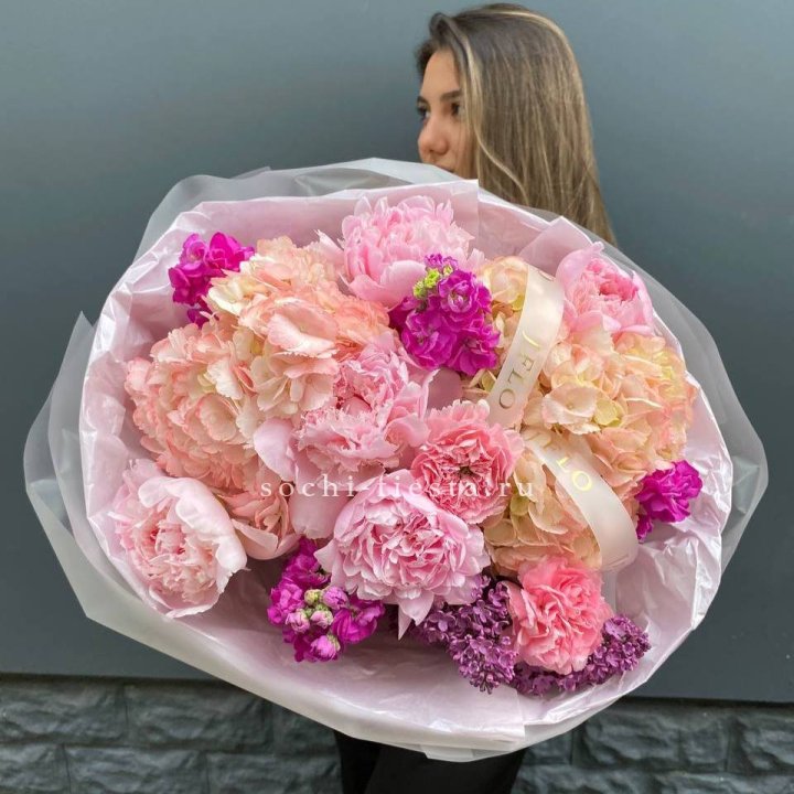  Букет "Фловер пионс" в Улан-Удэ