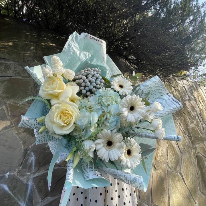 Дизайнерский букет "Линдж-блю" в Улан-Удэ