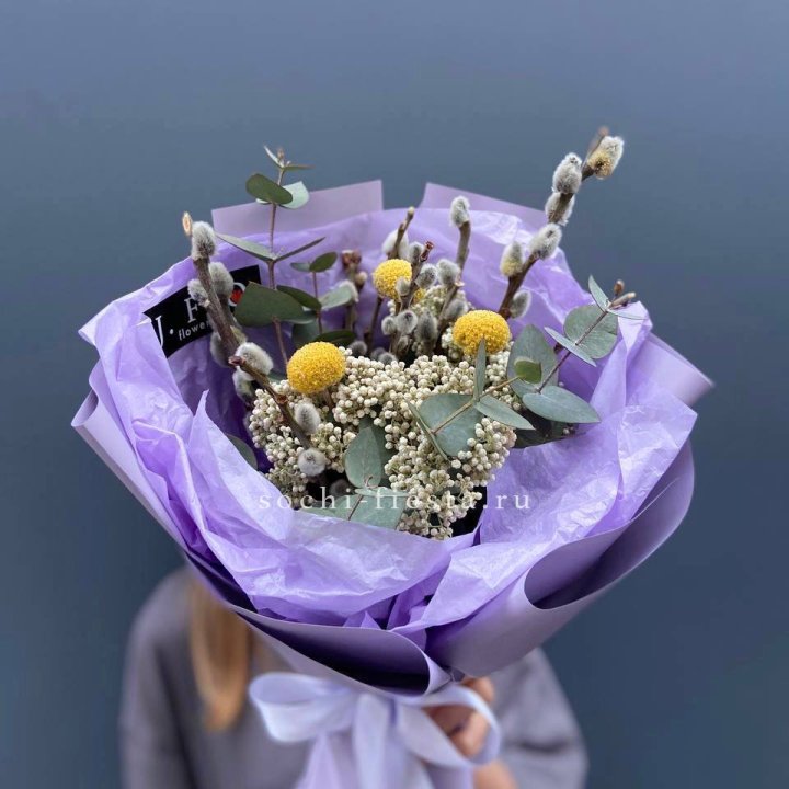 Букет с Вербой №1 в Улан-Удэ