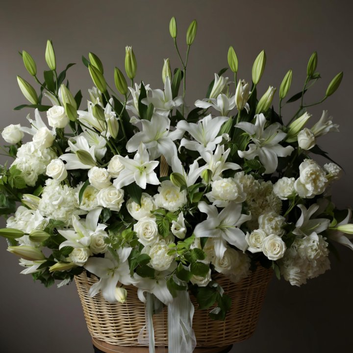 Цветочная корзина макси №3 в Улан-Удэ