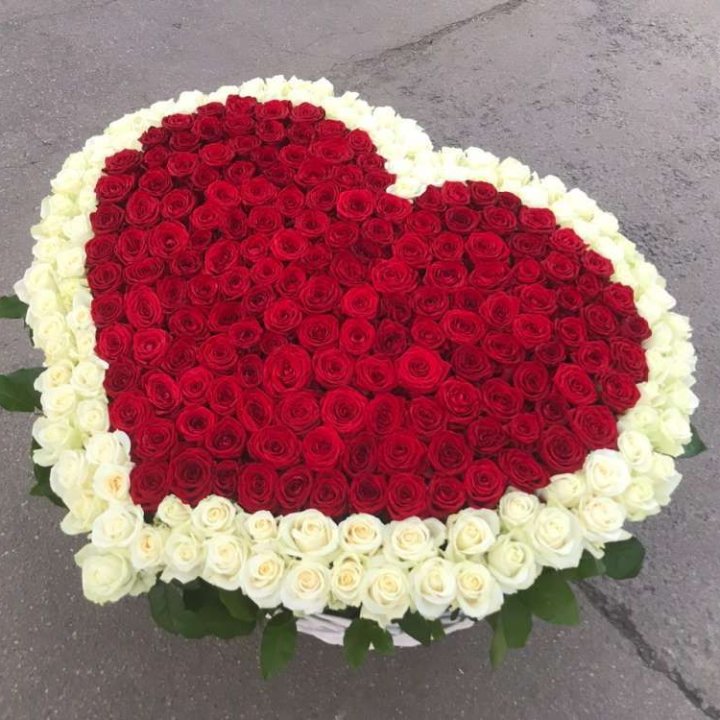 333 розы в корзине в Улан-Удэ