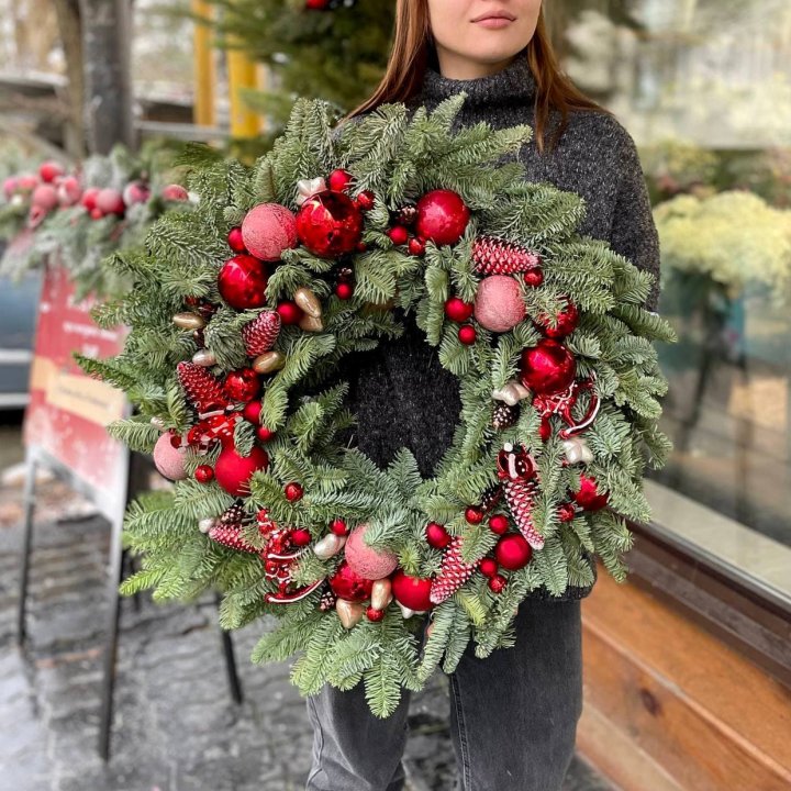 Рождественский венок  в Улан-Удэ