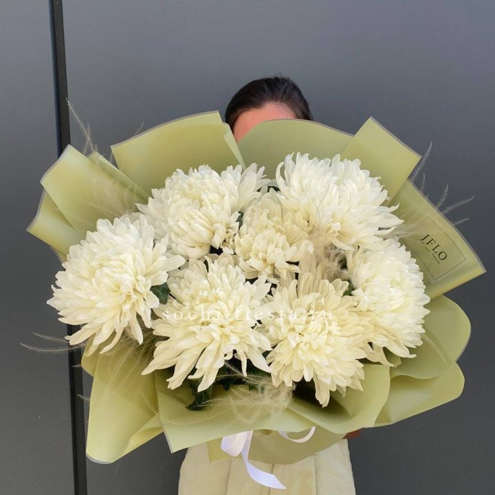 Букет одноголовых хризантем  в Улан-Удэ