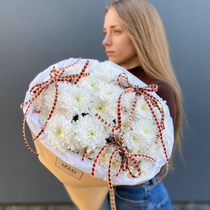 Букет "Хризантемы с любовью" в Улан-Удэ