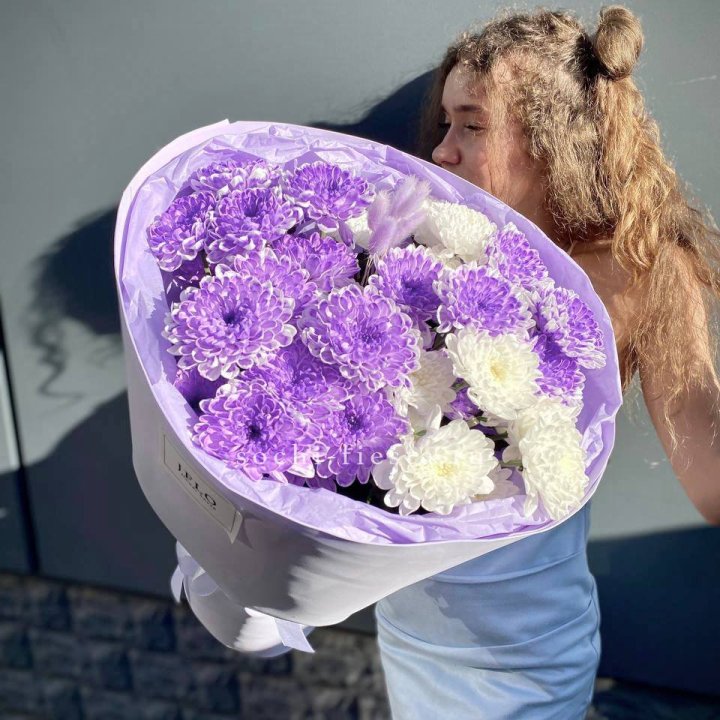  Букет хризантем "Сирена" в Улан-Удэ