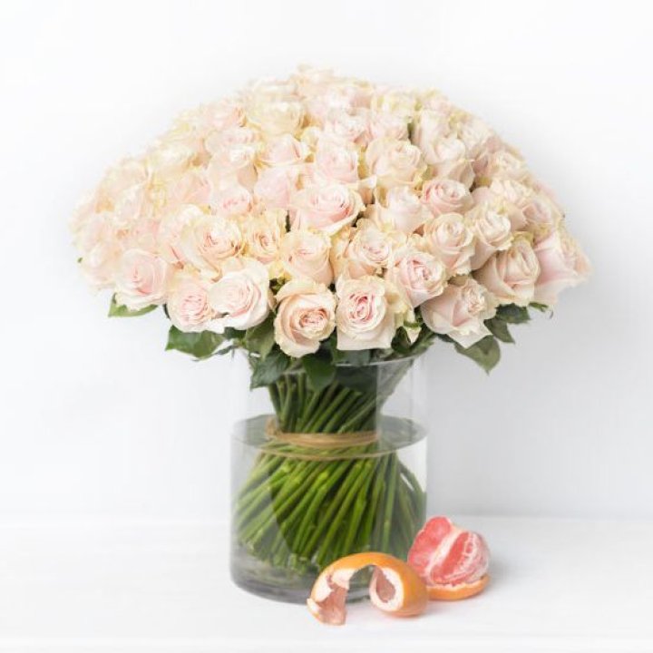 101 кремовая роза в Улан-Удэ