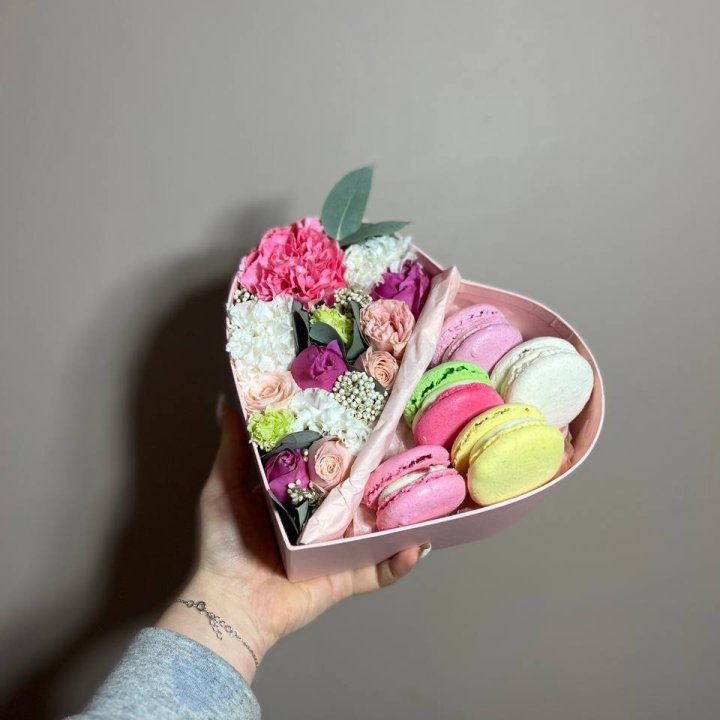 Дуо цветы и макаронсы в Улан-Удэ