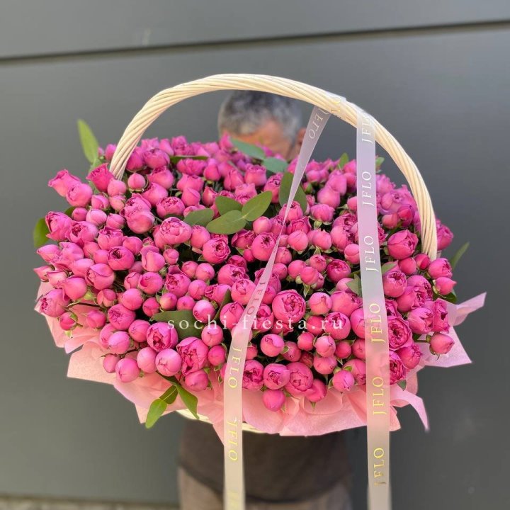 Корзина роз Мисти Баблс 101 в Улан-Удэ