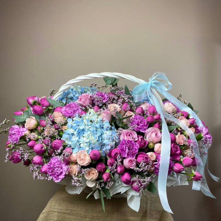 Авторская корзина "Лавандерия" в Улан-Удэ