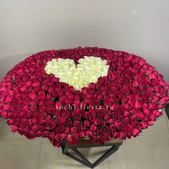 501 роза в корзине в Улан-Удэ