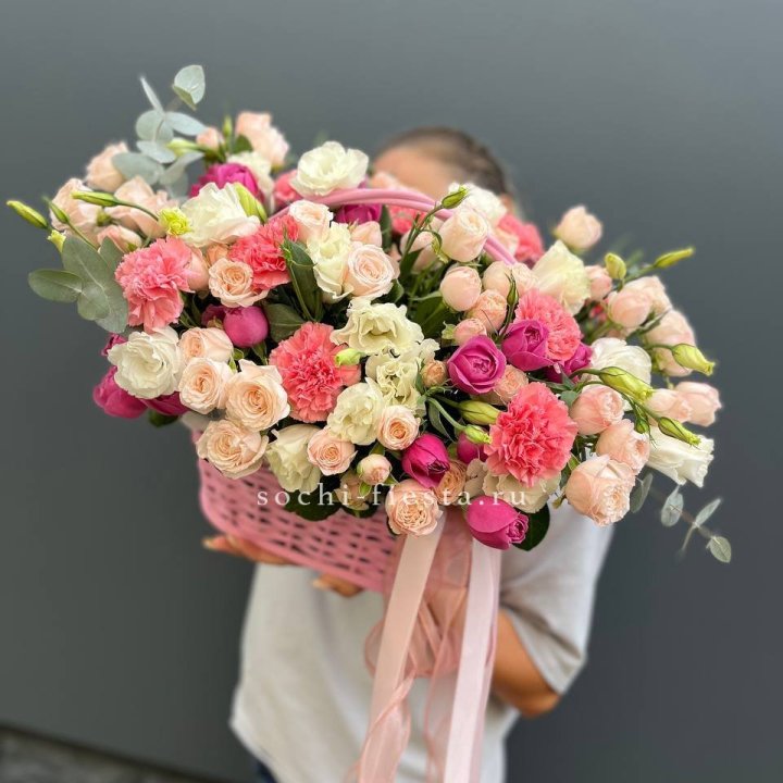 Цветочная корзина "Флоренция" в Улан-Удэ