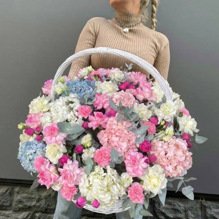 Цветочная корзина №3 в Улан-Удэ