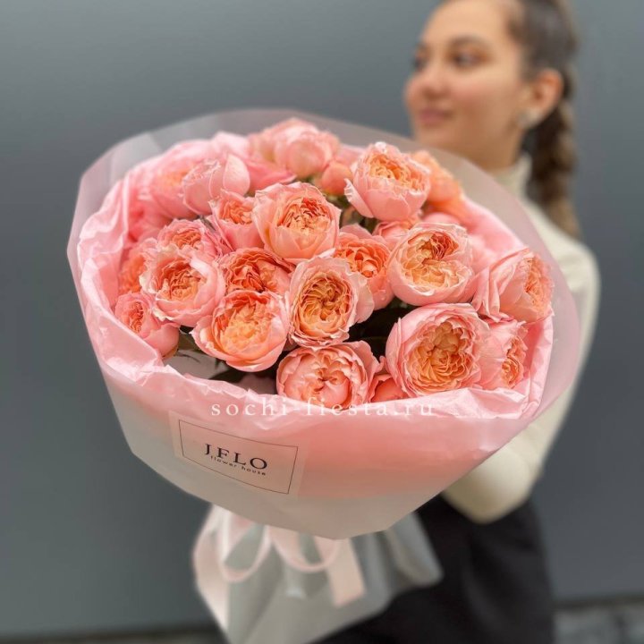 Букет из пионовидных роз Джульетта в Улан-Удэ