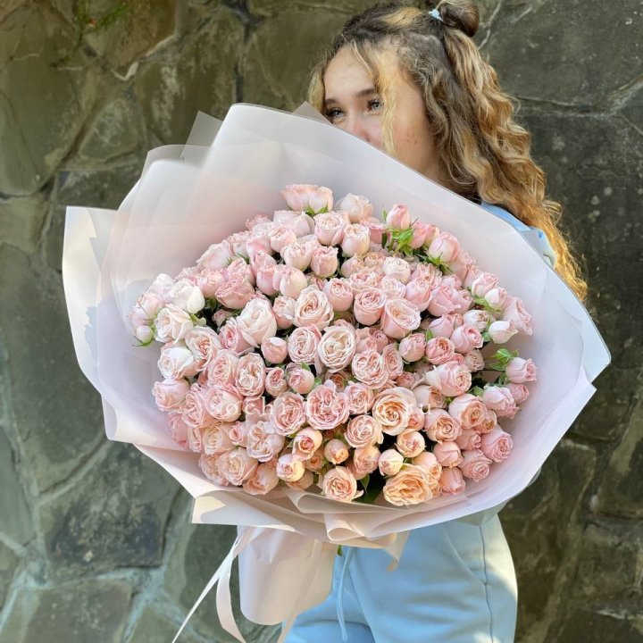 45 роза бомбастик Крем в Улан-Удэ