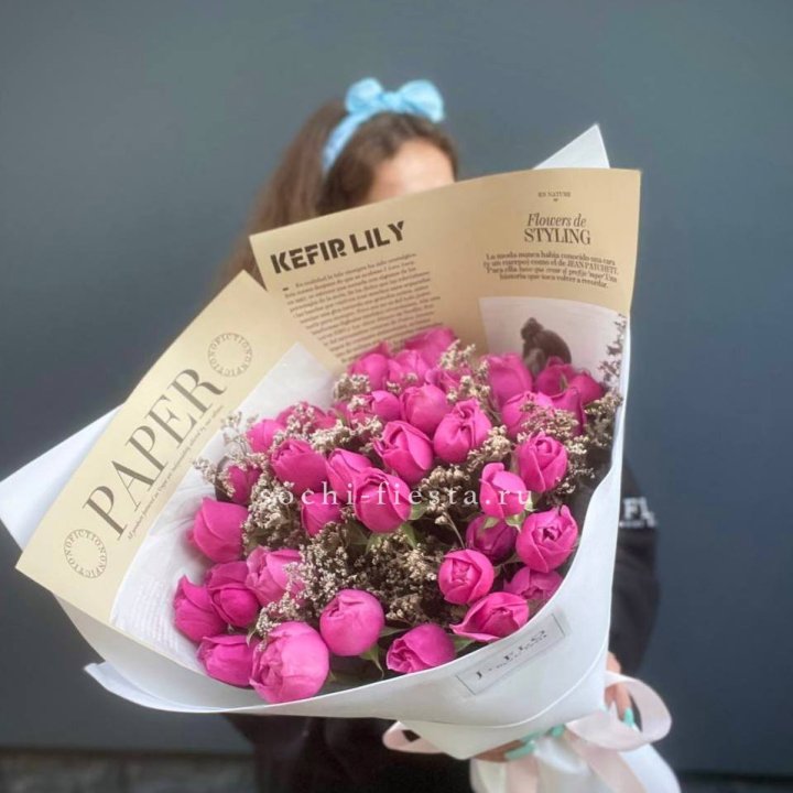 Пионовидные розы баблс №3 в Улан-Удэ