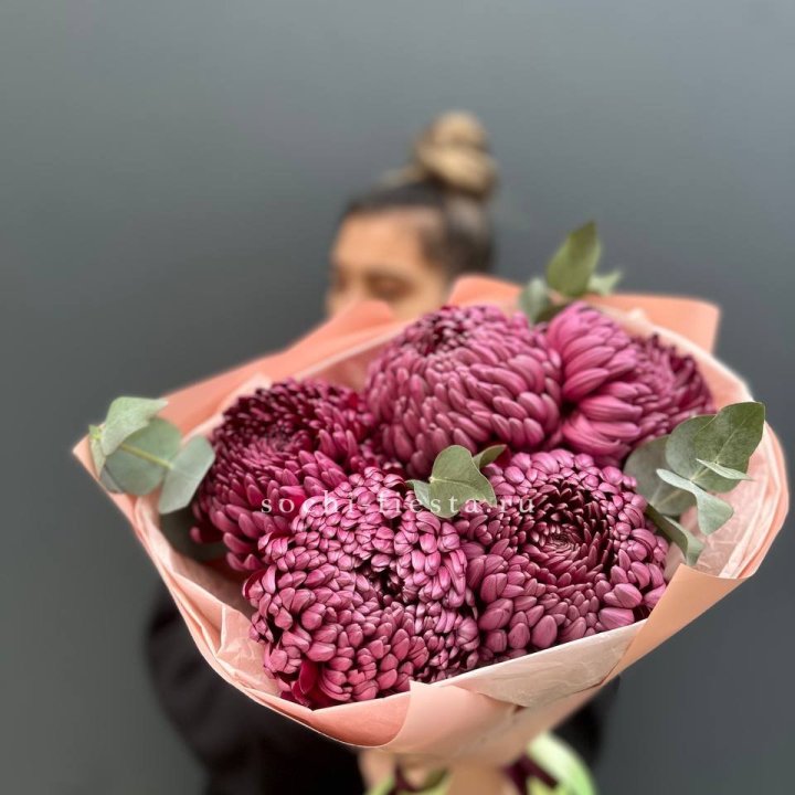 Хризантемы  Бигуди  в Улан-Удэ