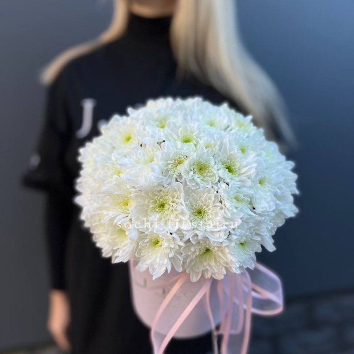 Коробка с хризантемами №1 в Улан-Удэ