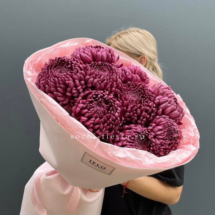 9 хризантем бигуди в Улан-Удэ