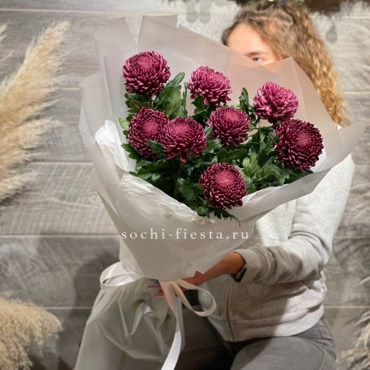 Хризантемы Бигуди в Улан-Удэ