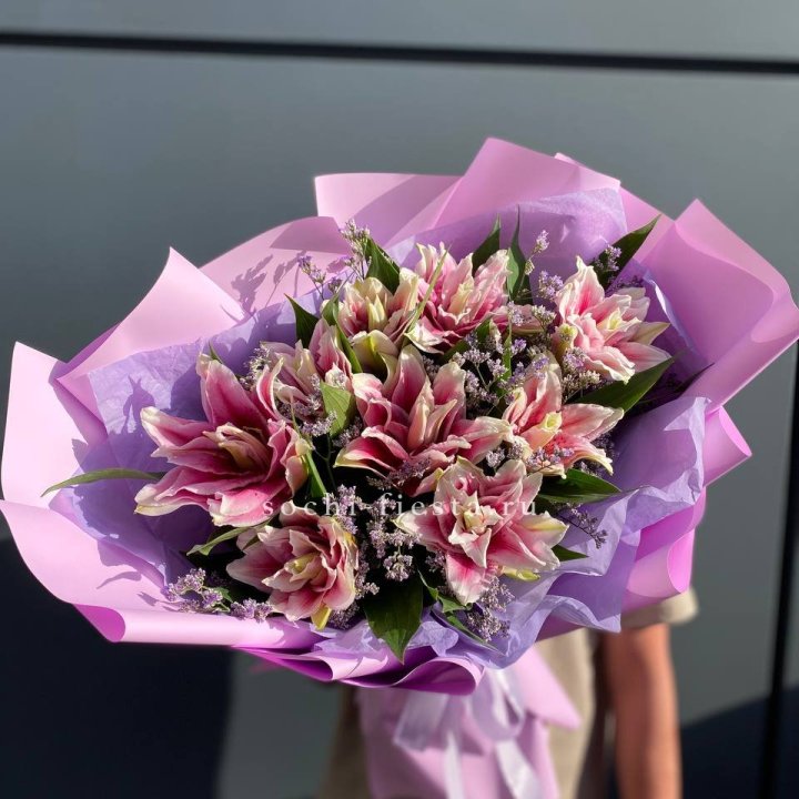 Букет пионовидных лилий №4 в Улан-Удэ