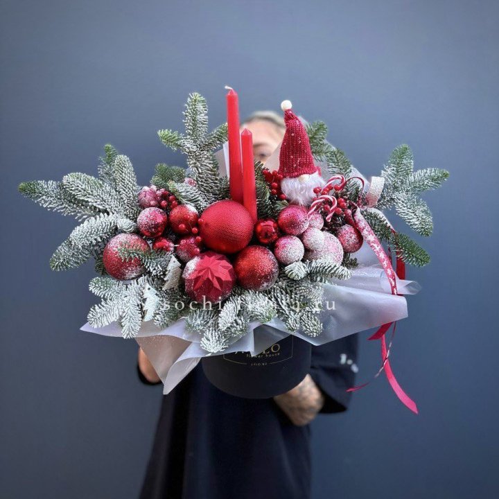 Композиция "Мери крисмас ред" в Улан-Удэ