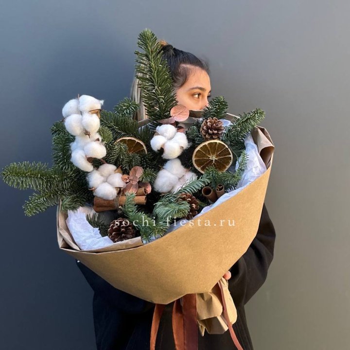 Зимний букет с нобилисом в Улан-Удэ