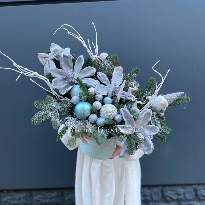 Композиция "Снежный цветок" в Улан-Удэ