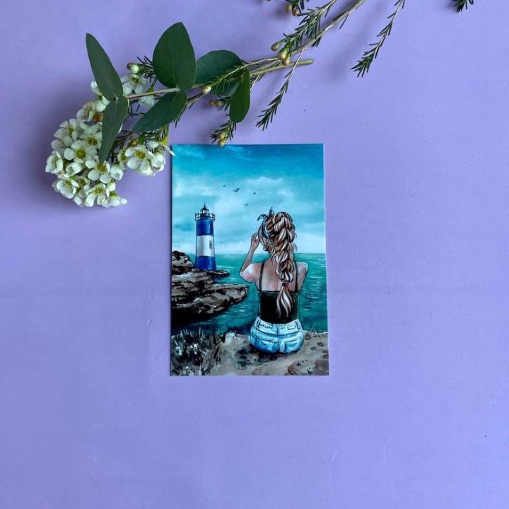 Открытка к букету "Океан" в Улан-Удэ