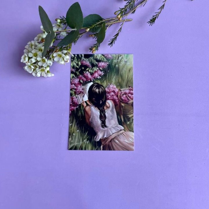 Открытка к букету "Среди пионов" в Улан-Удэ