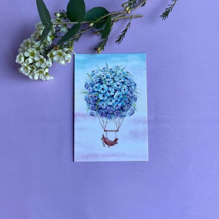 Открытка к букету "Флоростат" в Улан-Удэ