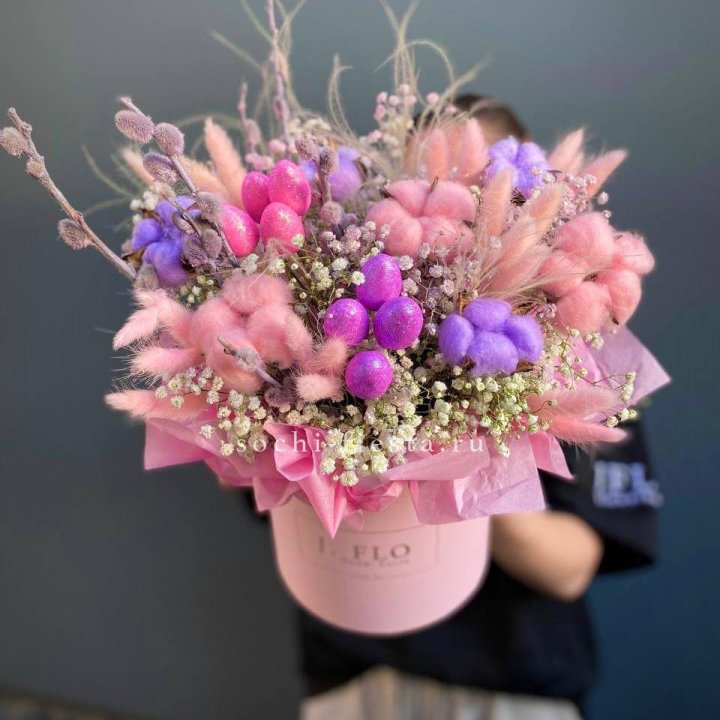 Сухоцветы в коробке  в Улан-Удэ