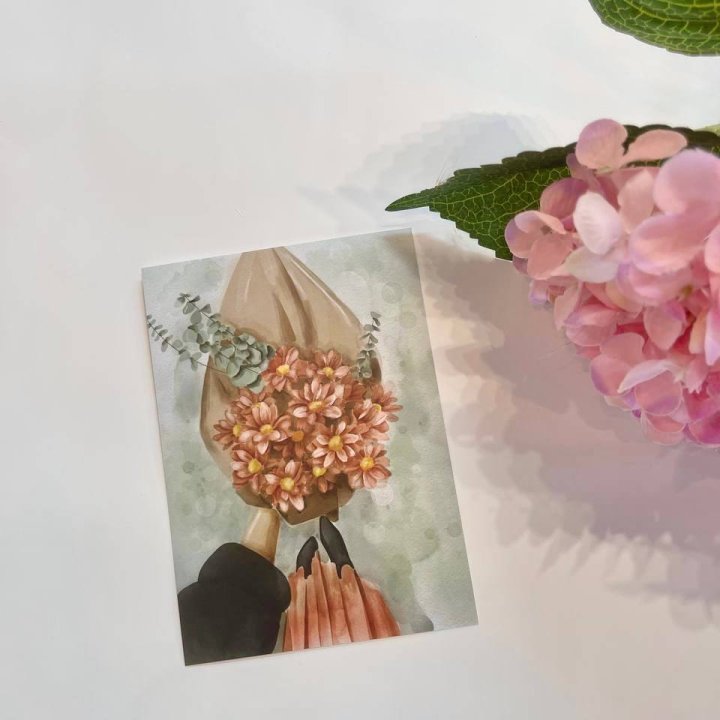 Открытка к букету "Букет" в Улан-Удэ